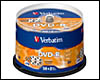 VERBATIM DVD-R 4.7 Go Certifié 16x - Pack de 50