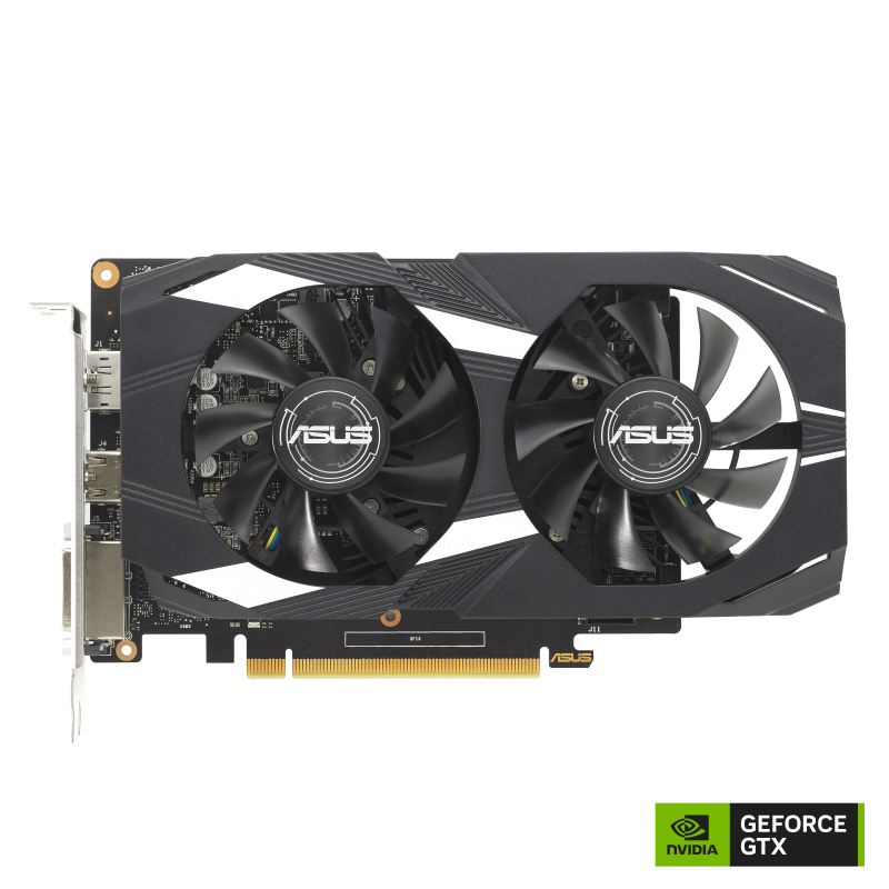 Carte graphique Asus Dual GeForce GTX 1650 OC Edition V2, 4Go GDDR6 PCIe 3.0, informatique reunion, informatique ile de la Réunion 974
