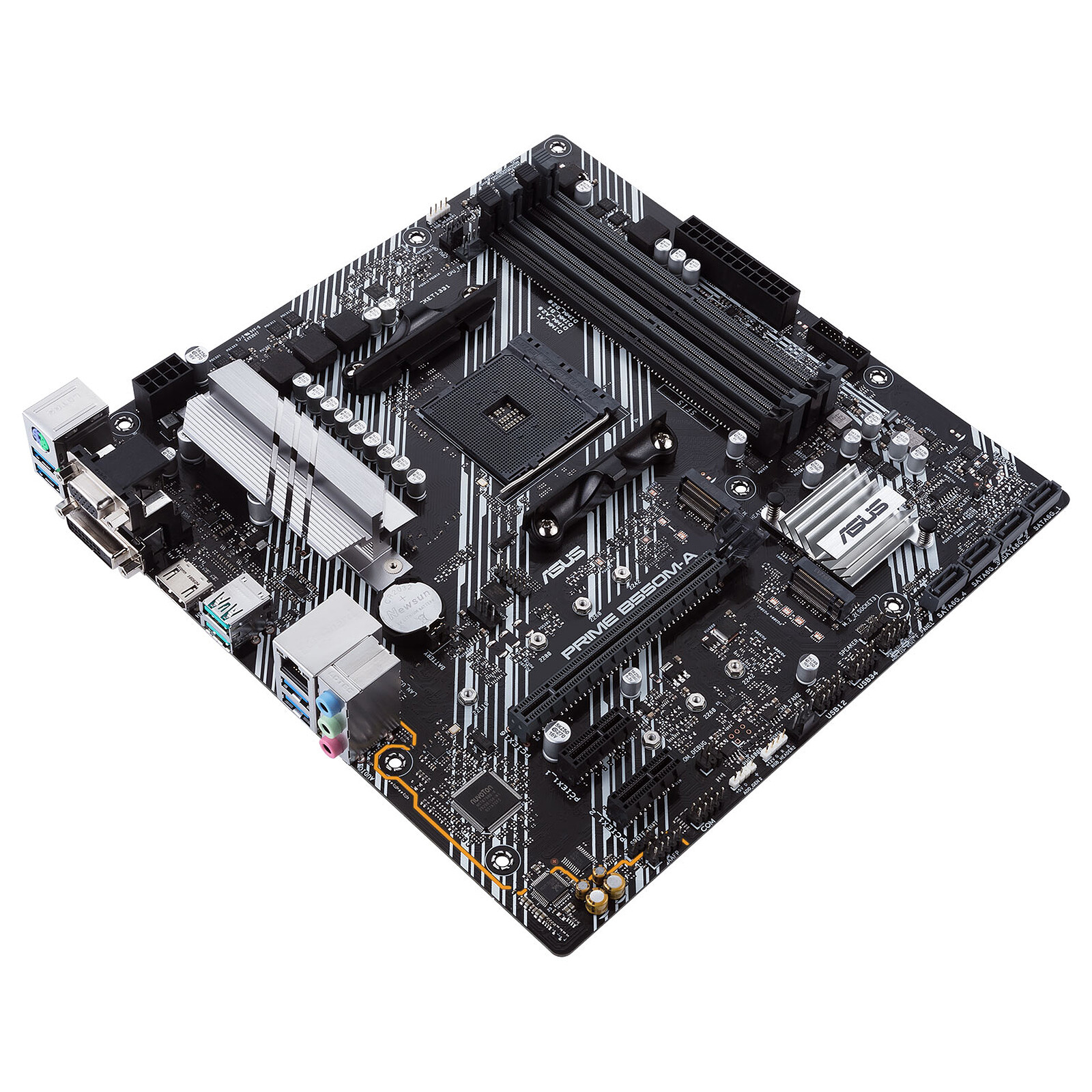 Carte mre ASUS PRIME B550M-A Socket AM4 (AMD B550) mATX, PCI Express 4.0, informatique ile de la Runion 974