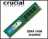 Mémoire Crucial 16 Go DDR4 PC21300 2666 MHz CL19 Mémoire Crucial 16 Go DDR4 PC21300 2666 MHz CL19