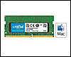 Mémoire So-Dimm Crucial DDR4 16Go PC19200 2400MHz CL17 pour <b>Mac</b>