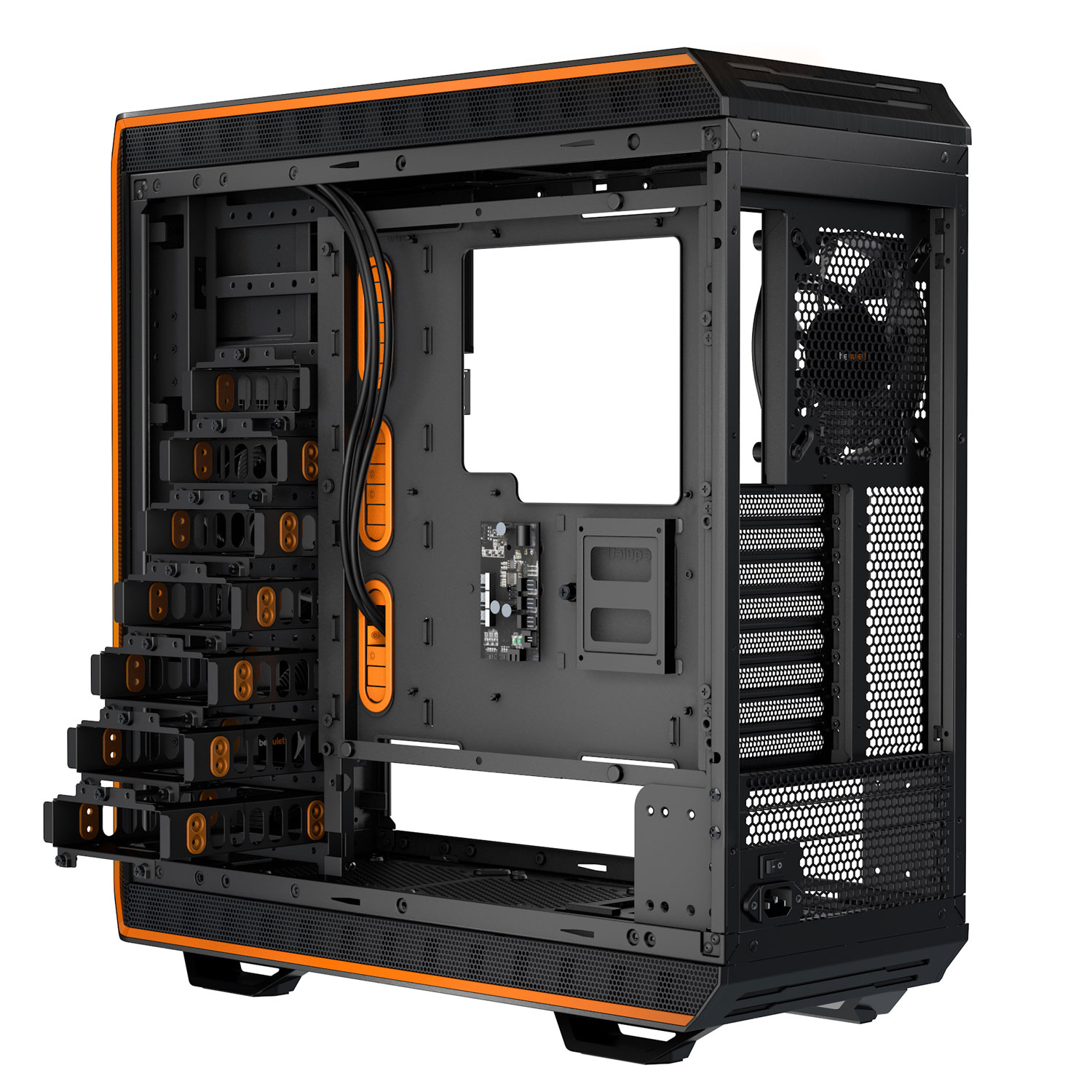 Boitier PC Be Quiet Dark Base 900 Noir/Orange(sans alim), informatique ile de la Runion 974