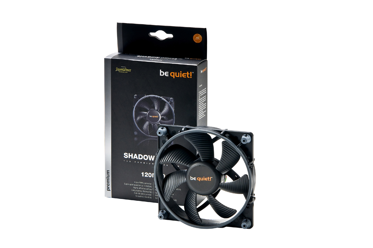 Ventilateur 120 mm pour boitier be quiet! Shadow Wings SW1 120mm mid-speed, informatique ile de la Runion 974, Futur Runion Informatique