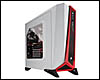 Boitier PC ATX, MicroATX, Mini ITX Corsair Carbide Series SPEC Alpha Moyen Tour Blanc/Rouge avec fentre sans alim