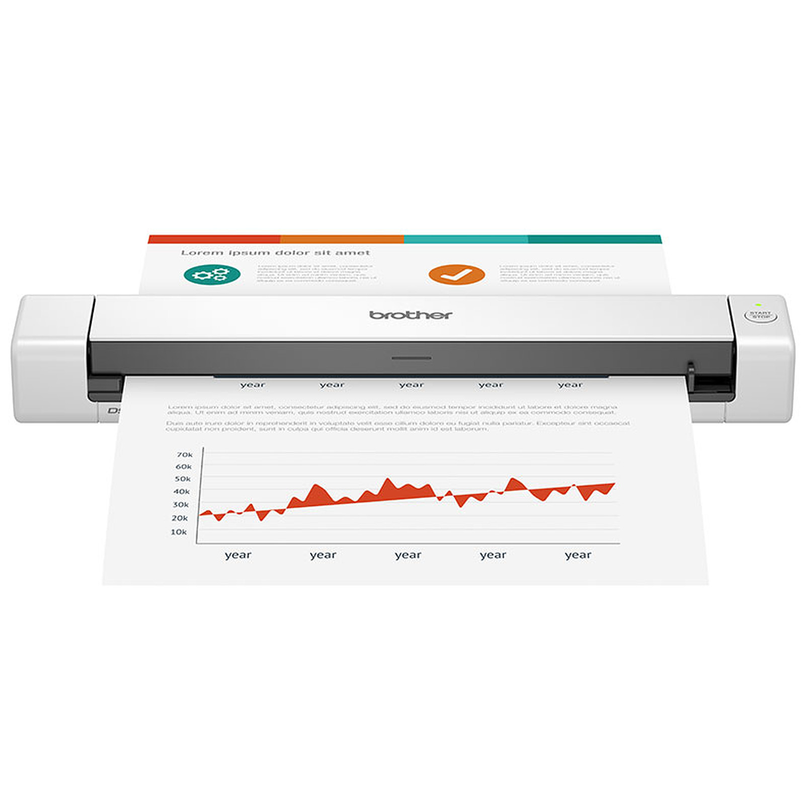 Scanner mobile  dfilement Brother DS-620 en USB Windows et Mac, Windows et Linux, Informatique Runion 974