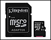 Carte mmoire Kingston micro SDXC 64 Go CL 10 U1 + adaptateur SDXC