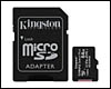 Carte mémoire Kingston micro SDXC 64 Go CL10 U1 + adaptateur SDXC