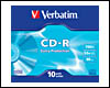 Verbatim CD-R Extra Protection 700MB/80min Boite de 10 slimcase