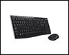 Pack Clavier et souris Logitech sans fil Cordless MK270