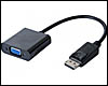Convertisseur DisplayPort mâle vers VGA femelle pour PC et Mac