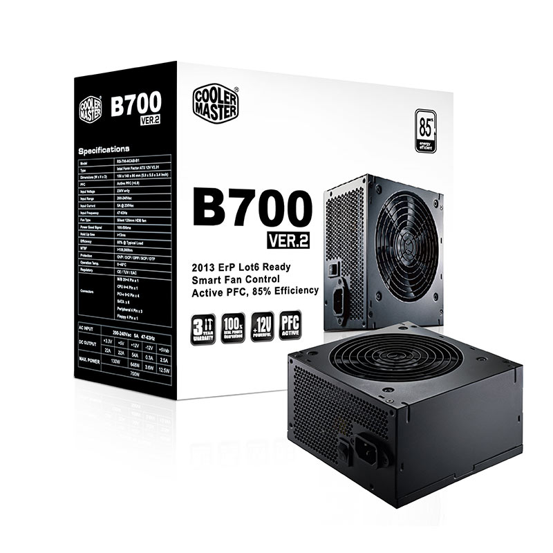 Alimentation PC 700W Cooler Master B700 ATX