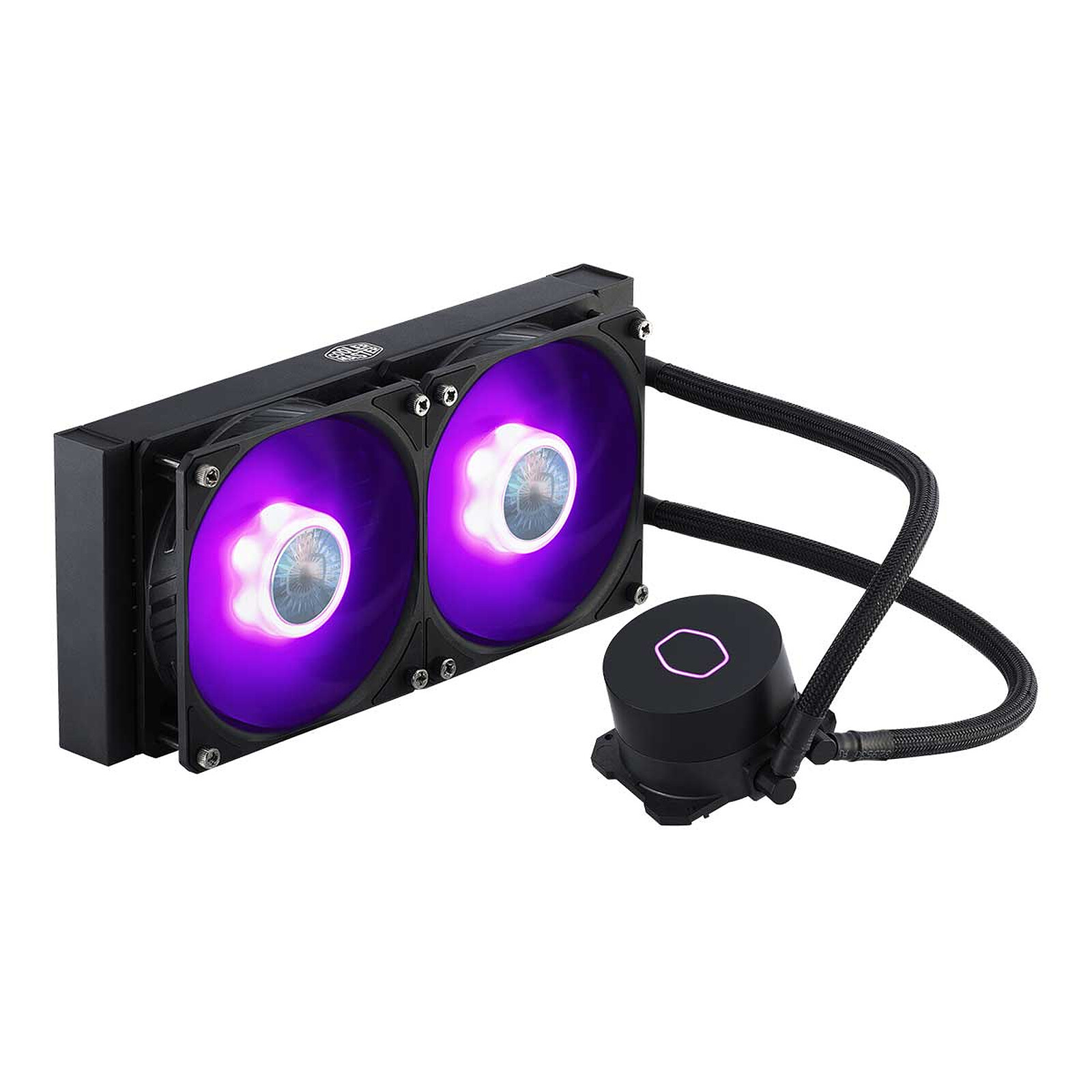 Watercooling tout en un Coller Master MasterLiquid ML240L RGB V2 pour processeurs sockets Intel LGA1700, LGA1200, LGA2066, LGA2011-v3, LGA2011, LGA1151, LGA1150, LGA1155, LGA1156, AM5, AM4, AM3+, AM3, AM2+, AM2, FM2+, FM2, FM1, informatique Reunion, 974, Futur Runion