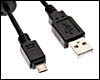 CORDON USB 2.0 Type A mle vers micro USB Type B mle 2.00m