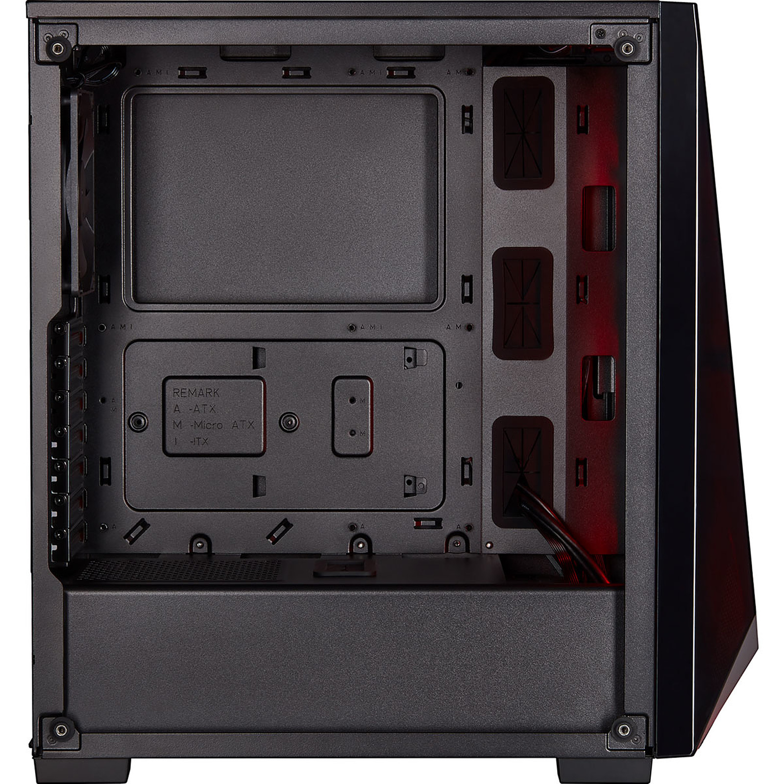 Boitier PC ATX, Micro-ATX, Mini-ITX Corsair Carbide SPEC-DELTA RGB noir avec fentre sans alim, informatique reunion, informatique ile de la Runion 974