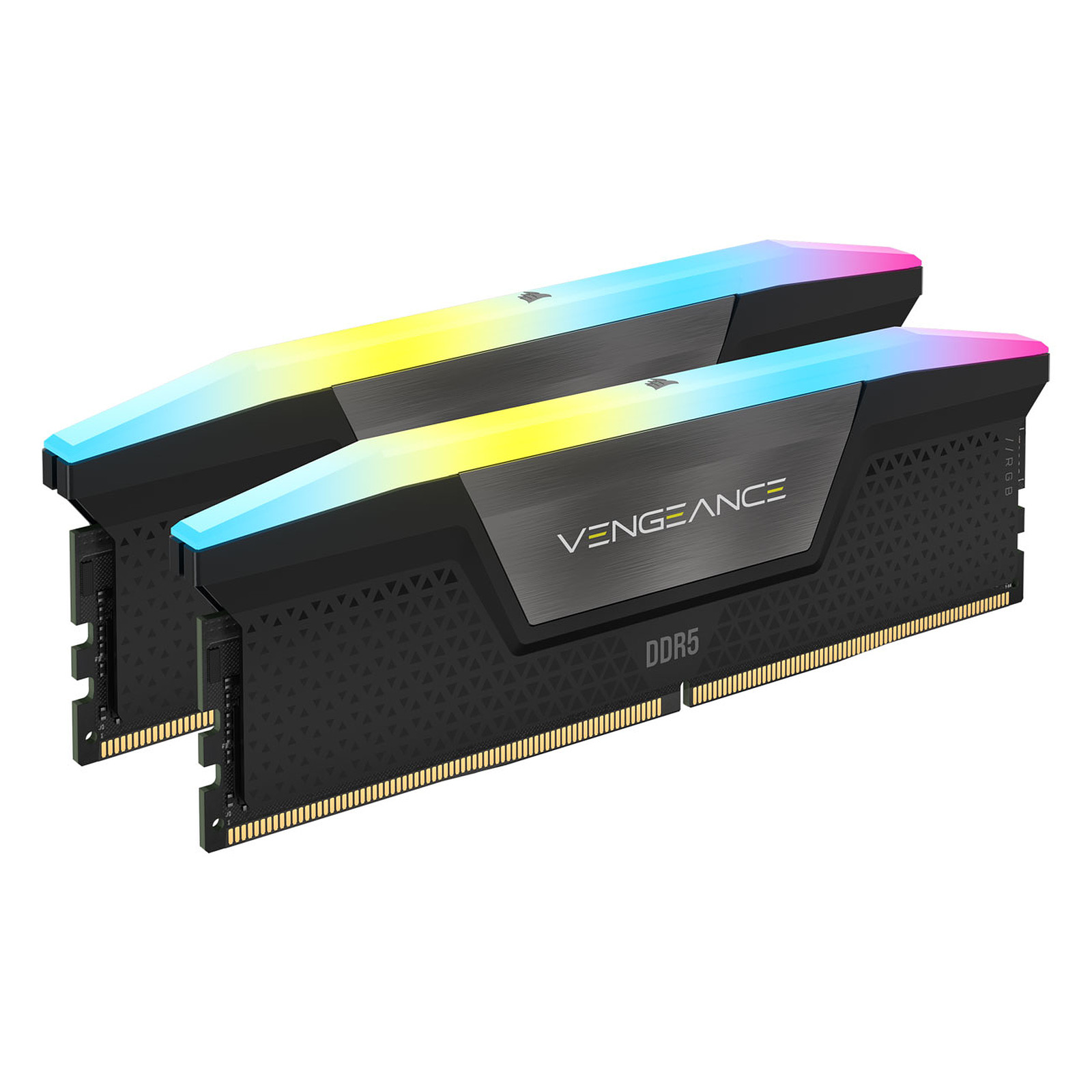 Mémoire Corsair VENGEANCE Noir RGB 32 GO (2 x 16 GO) 5200 MHz CL40, informatique Reunion 974, Futur Réunion informatique