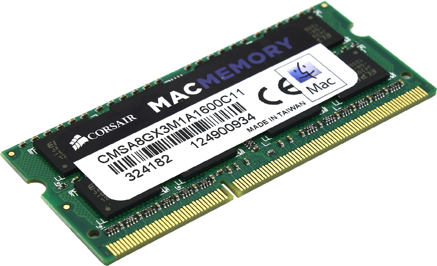 Mmoire So-Dimm Corsair Mac Memory DDR3L 8Go PC12800 1600 MHz CL11 pour Mac et PC, informatique Reunion 974, Futur Runion informatique