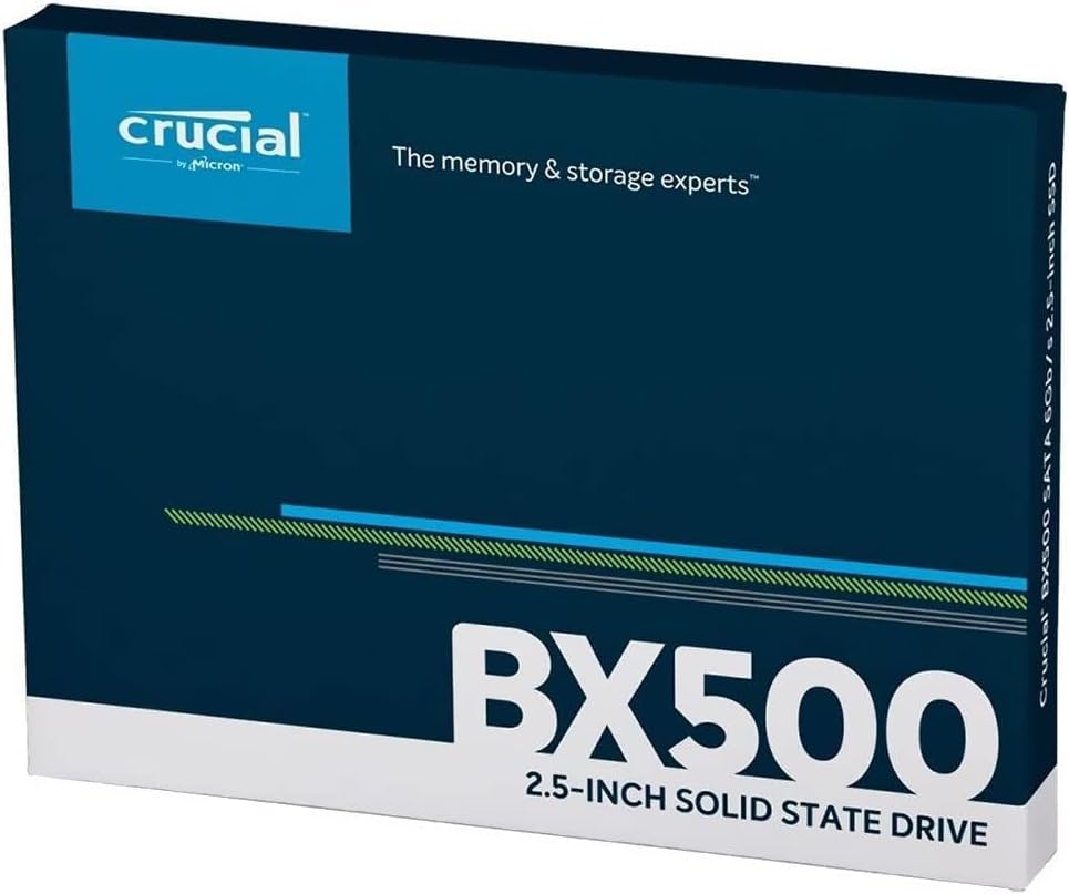 Disque dur SSD Crucial BX500 500 Go 2.5 pouces (7mm) Serial ATA 3 (6Gb/s)s, informatique ile de la Runion 974