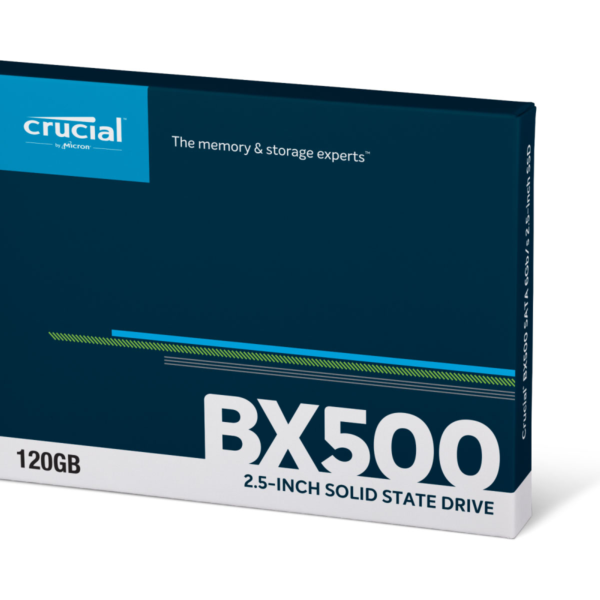 Disque dur SSD Crucial BX500 120 Go 2.5 pouces (7mm) Serial ATA 3 (6Gb/s)s, informatique ile de la Runion 974