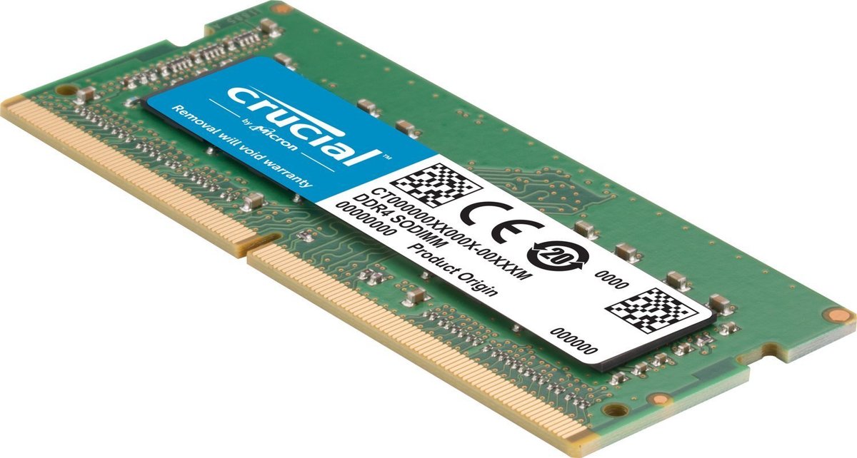 Mmoire So-Dimm Crucial DDR4 16Go PC19200 2400MHz CL17 pour Mac et PC, informatique Reunion 974, Futur Runion informatique