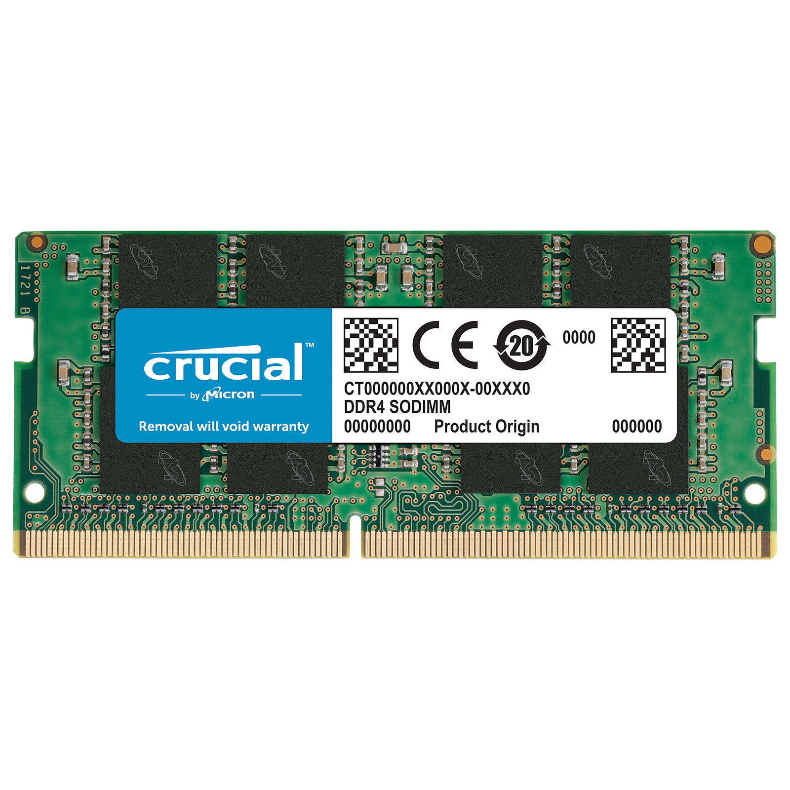 Mémoire So-Dimm Crucial DDR4 16Go PC21300 2666 MHz CL19, informatique Reunion 974, Futur Réunion informatique