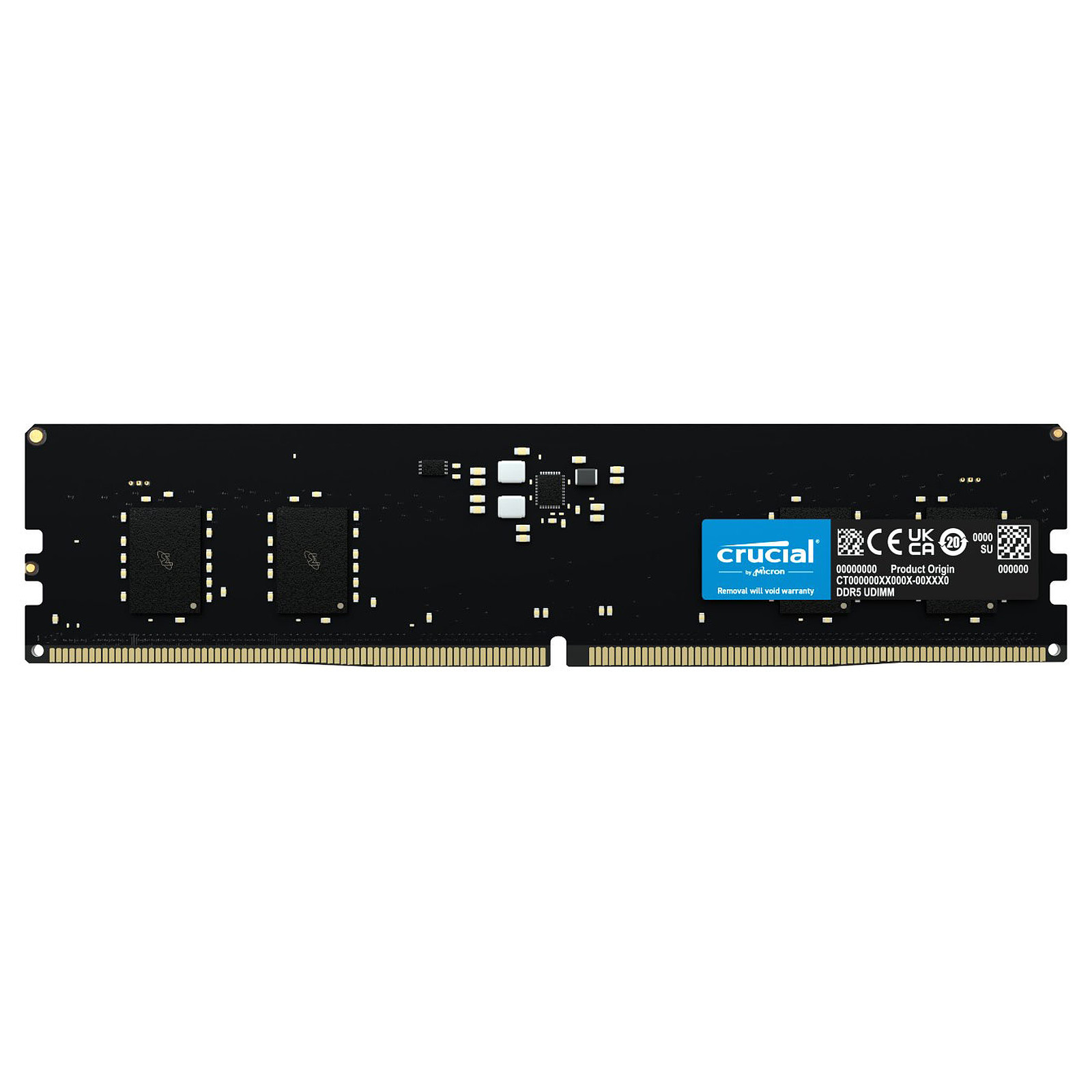 Mmoire Crucial 8 Go DDR5 PC38400 4800 MHz CL40, informatique ile de la Runion 974