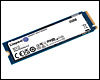 Disque dur SSD Kingston NV2 M.2 PCIe 4.0 NVMe 250 Go lecture/écriture jusqu'à 3000/1300 mo/s