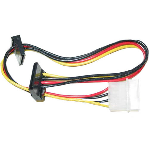 Adaptateur d'Alimentation Molex 4 broches vers dual Sata, informatique ile de la Runion 974