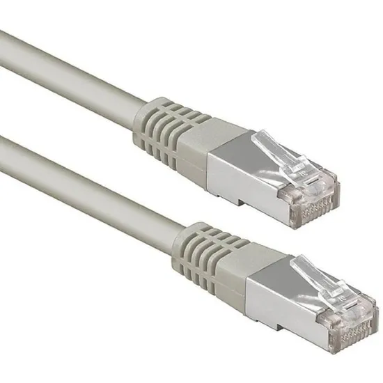 Câble réseau 2m RJ45 catégorie 6 moulé S-FTP Mâle-Mâle gris, informatique ile de la Réunion 974