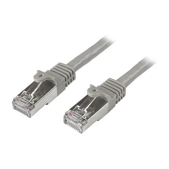 Cble rseau 30m RJ45 catgorie 6 moul FTP Mle-Mle gris, informatique ile de la Runion 974