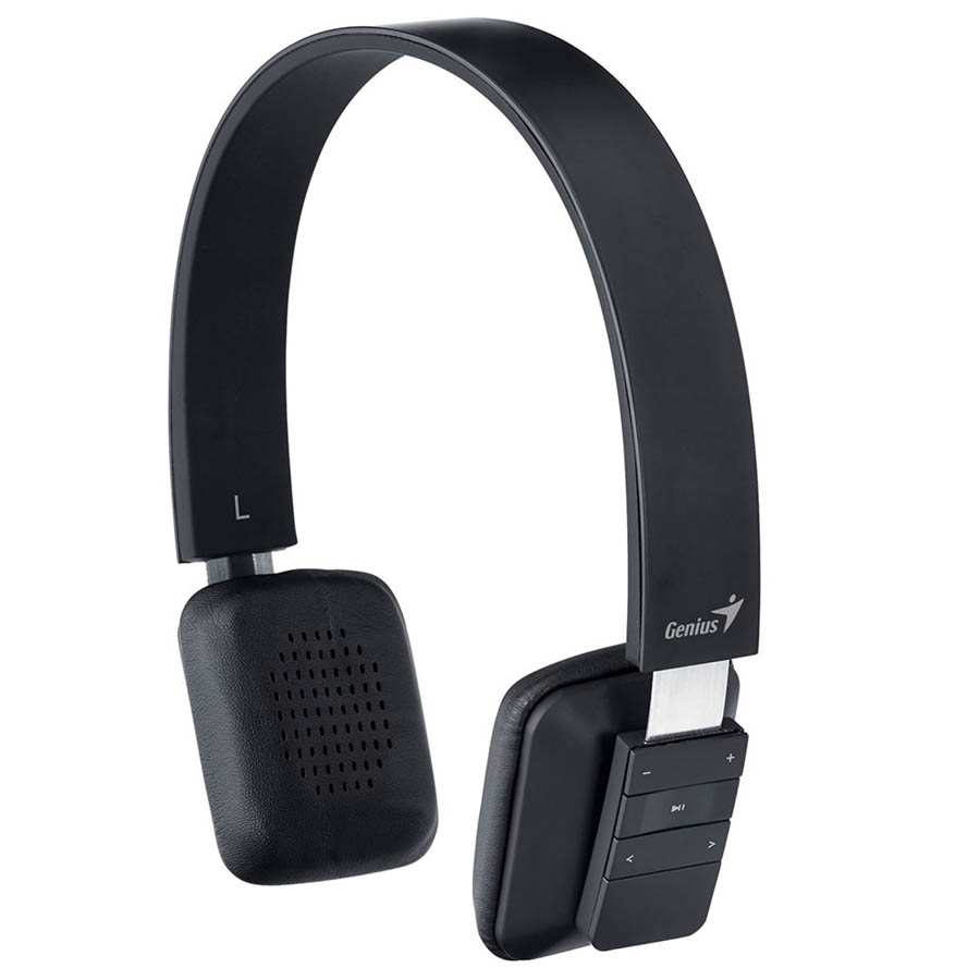 Casque supra-auriculaire Bluetooth avec microphone Genius HS-920BT Noir