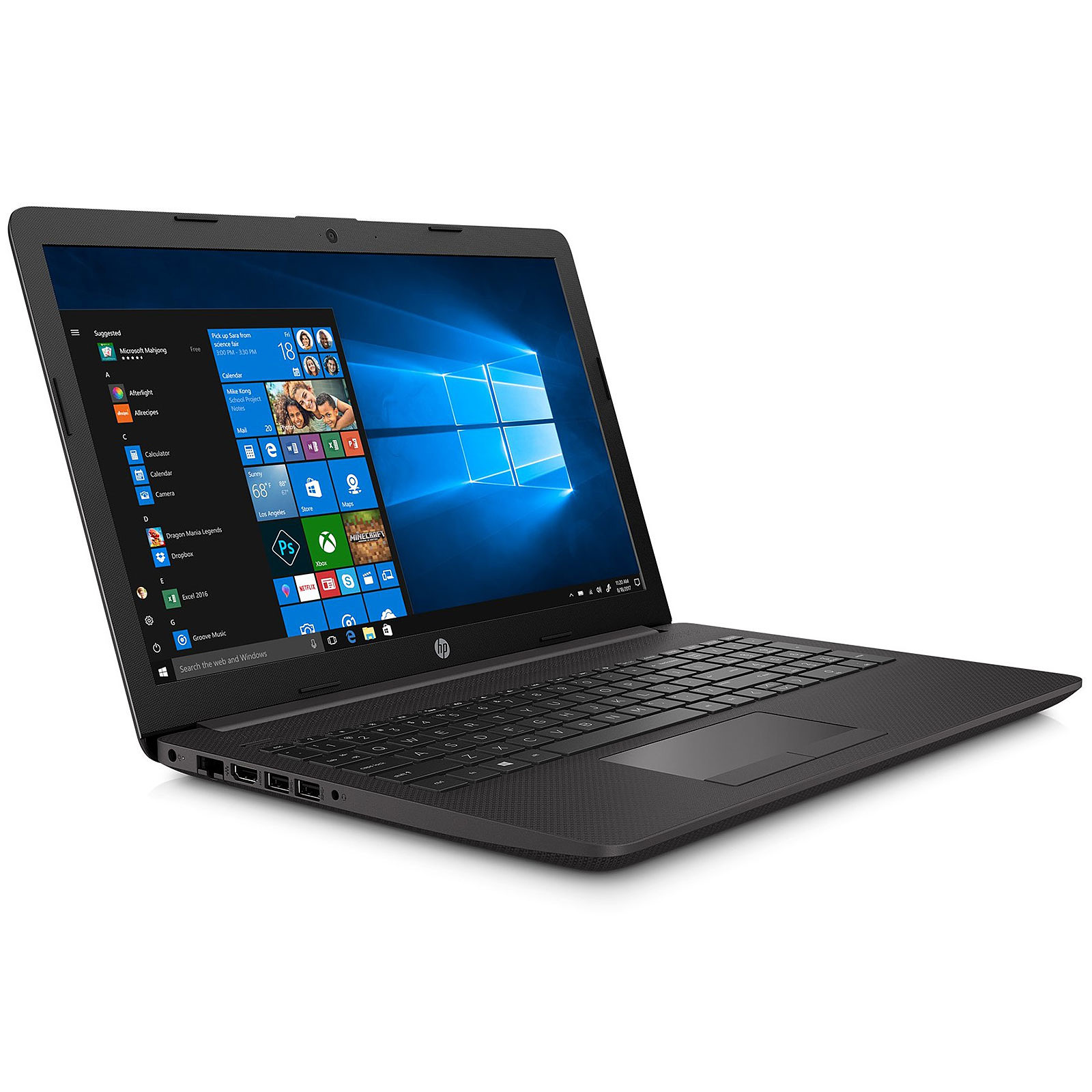 Ordinateur portable HP 250 G7, Intel N4020, 4 Go DDR4, SSD 256 Go M.2, 15.6 pouces, W10 64bits, informatique Reunion 974, Futur Runion informatique