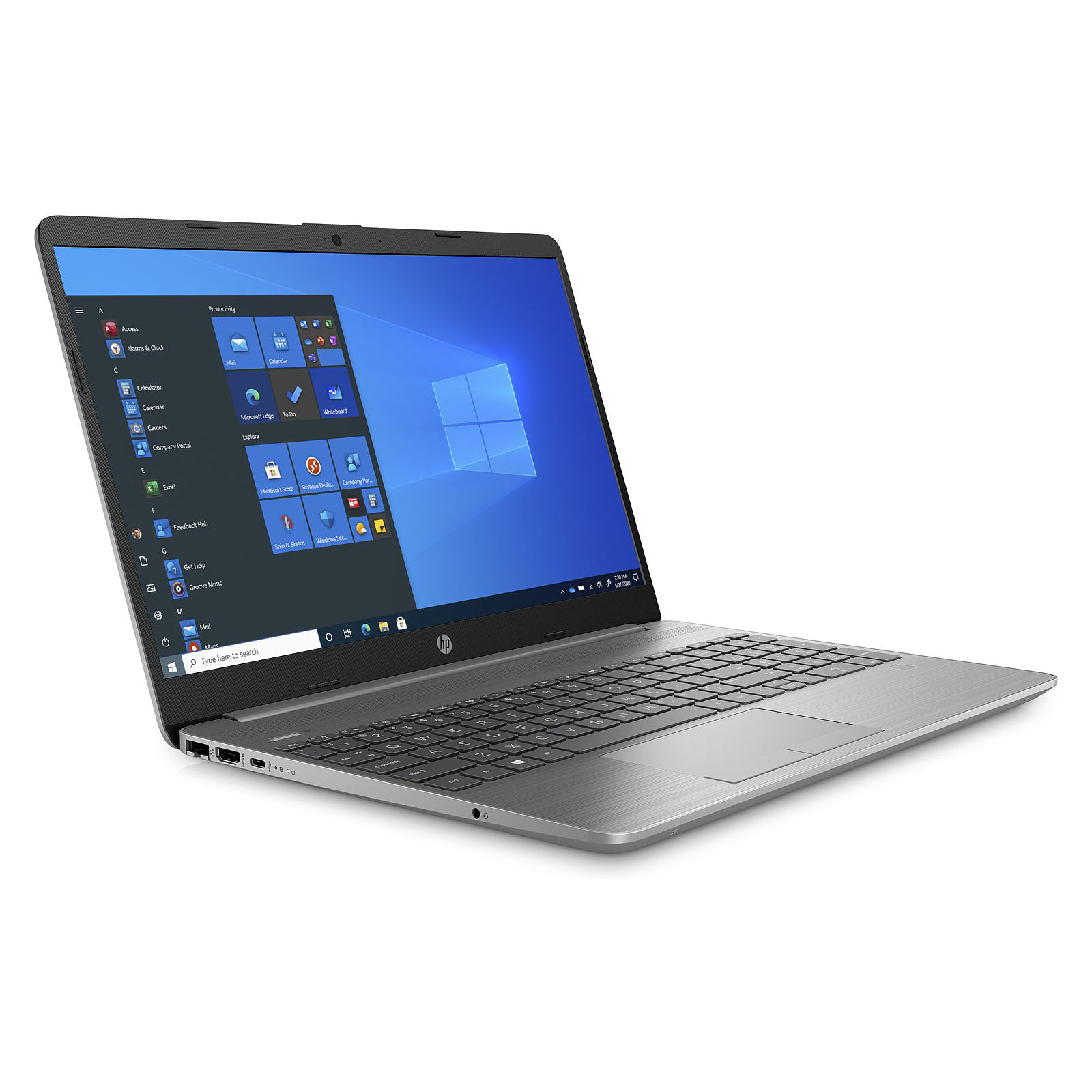Ordinateur portable HP 250 G8, Intel i5, 8 Go DDR4, SSD 256 Go M.2, 15.6 pouces, W11 64bits, informatique Reunion 974, Futur Runion informatique