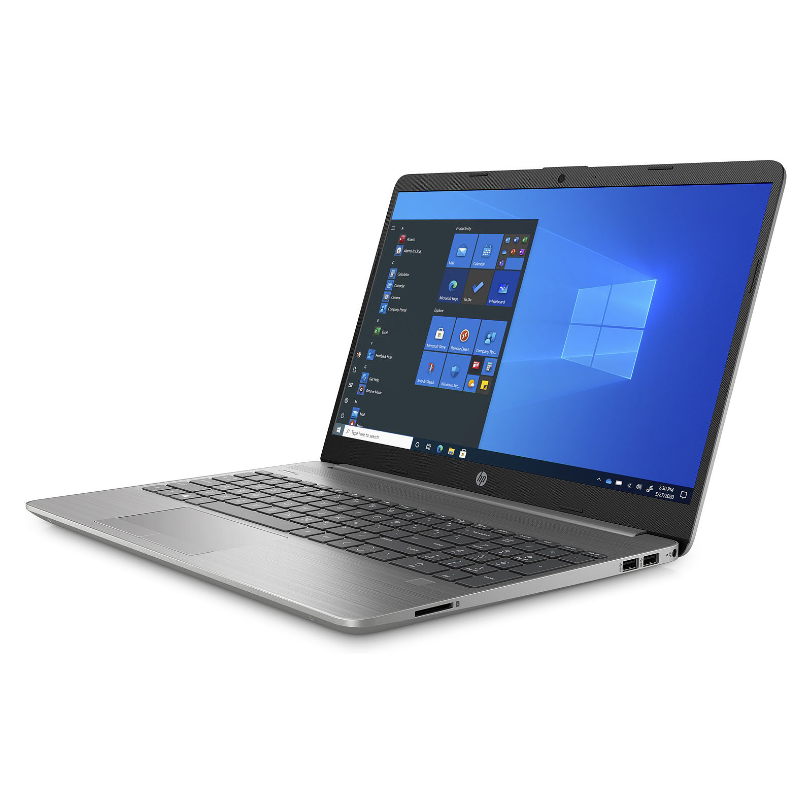 Ordinateur portable HP 250 G8, Intel i5, 8 Go DDR4, SSD 256 Go M.2, 15.6 pouces, W11 64bits, informatique Reunion 974, Futur Runion informatique