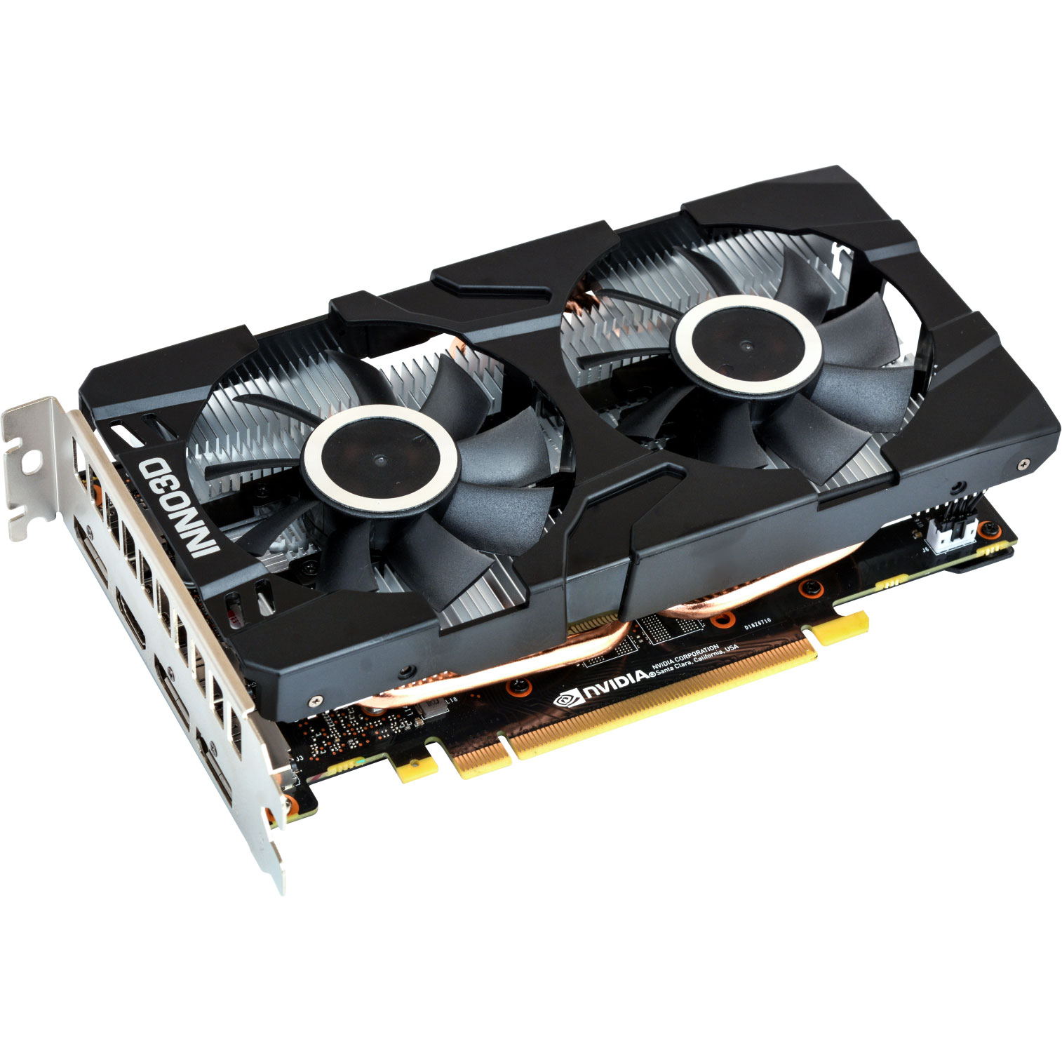 Carte graphique Inno3D GTX 1660 Ti 6Go DDR6 Twin X2 PCIe 3.0  , informatique reunion, informatique ile de la Runion 974