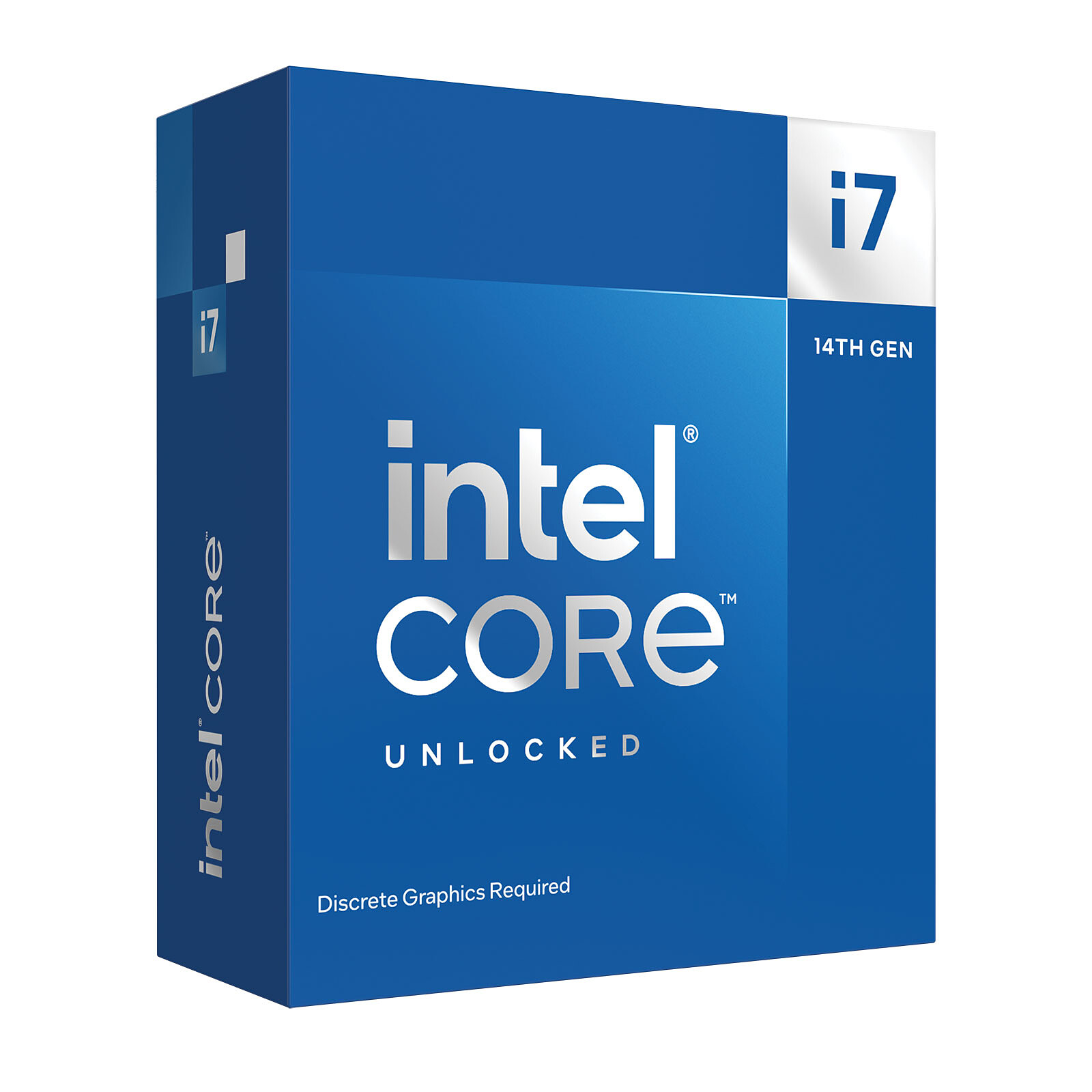 Processeur Intel Core i7 14700KF 3.4 GHz / 5.6 GHz, 20 Cores/28 Threads, Socket 1700, 33 Mo (Box) Sans radiateur, sans IGP, informatique ile de la runion