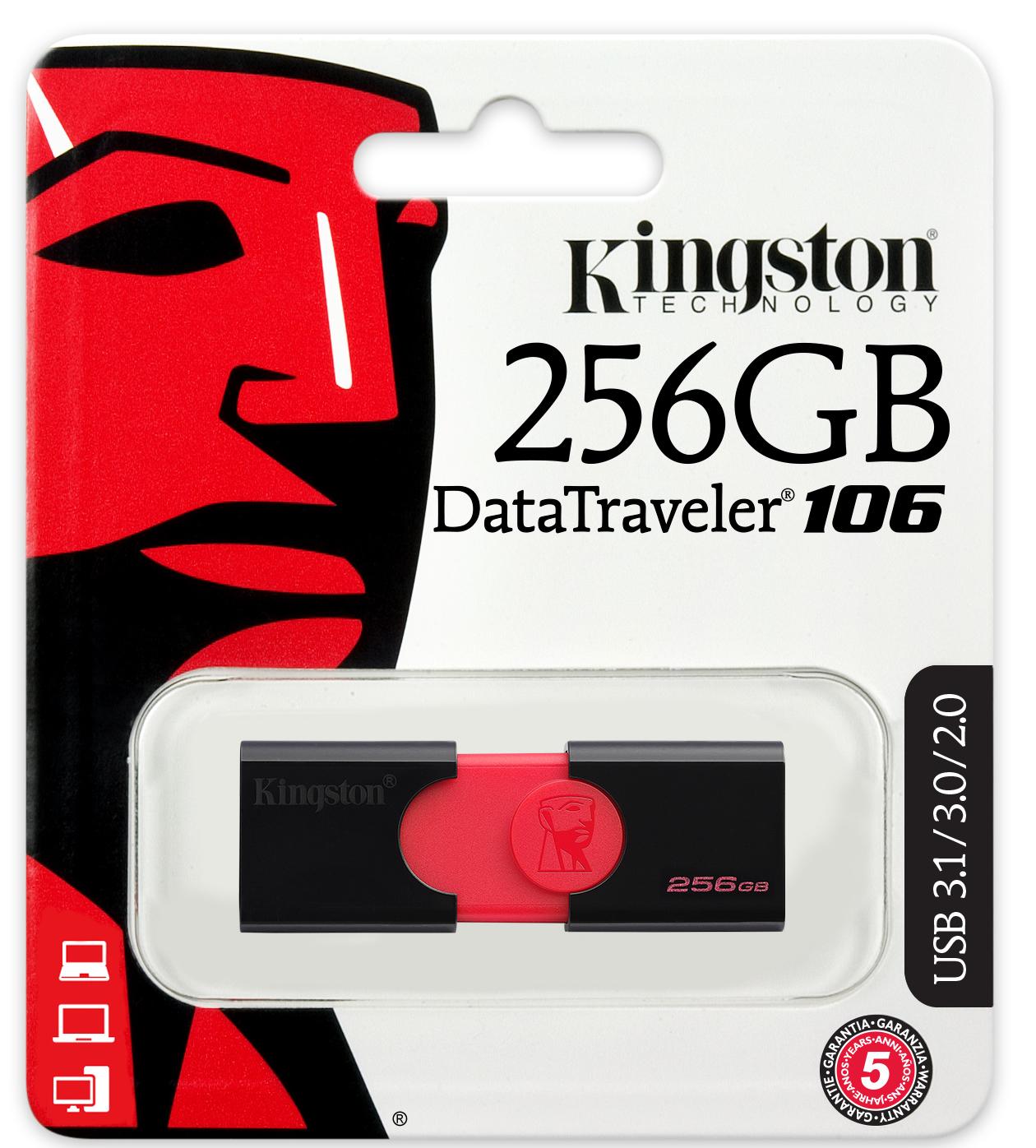 Cl USB 3.0 Kingston DataTraveler 106 256 Go , informatique ile de la runion