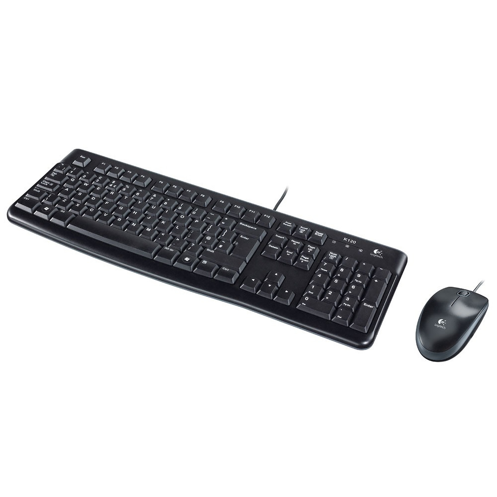 Pack Clavier et souris filaire Logitech MK120, informatique ile de la Runion 974