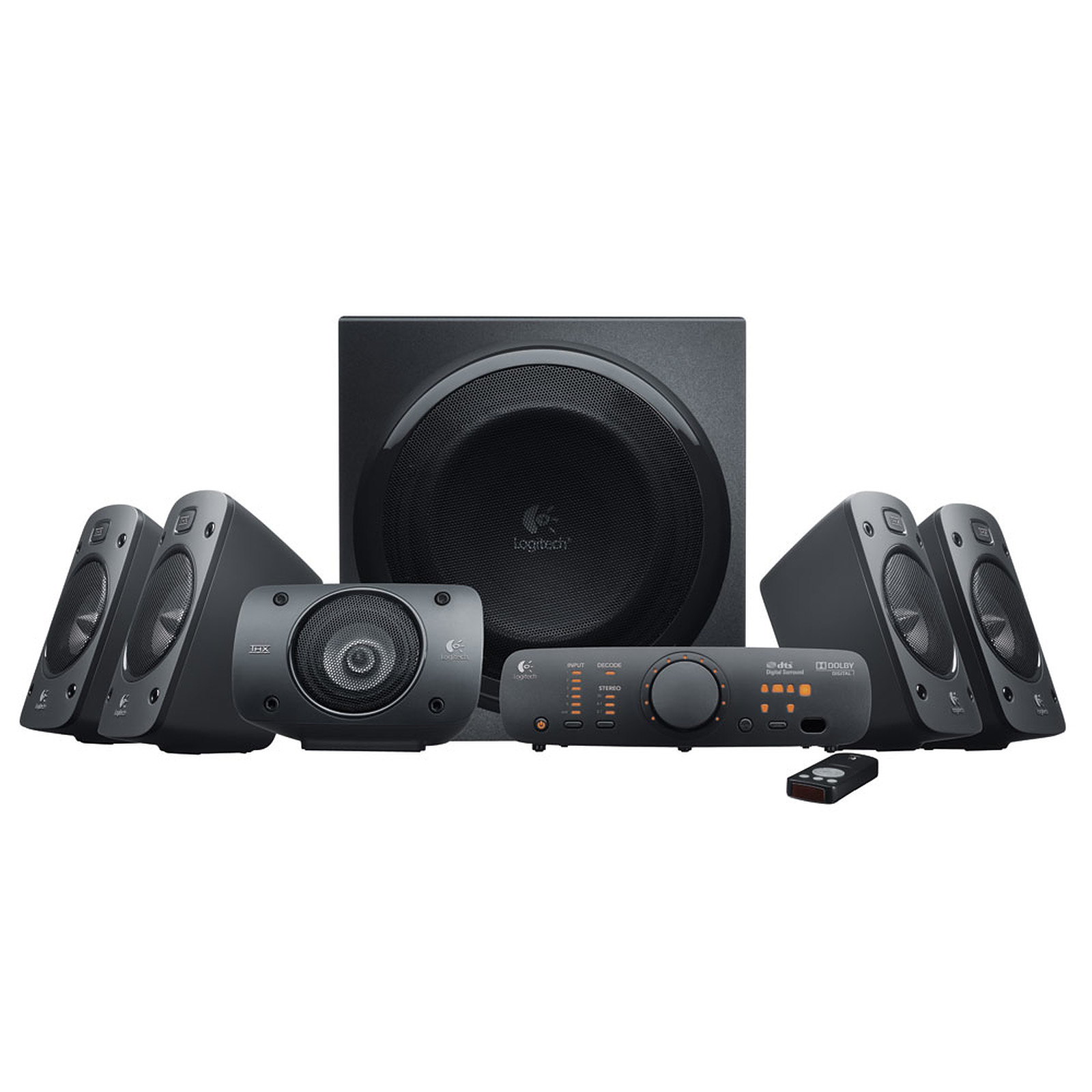 Hauts parleurs Kit enceintes 5.1 THX Logitech Z906 500W RMS, informatique ile de la réunion 974