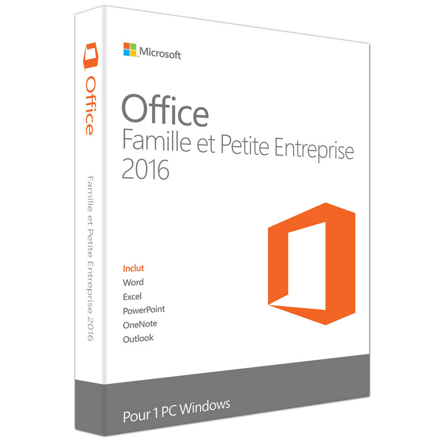Microsoft Office Famille et Etudiant 2016 (Franais, pour Windows) Licence 1 utilisateur pour 1 PC (carte d'activation), informatique Reunion 974, Futur Runion informatique