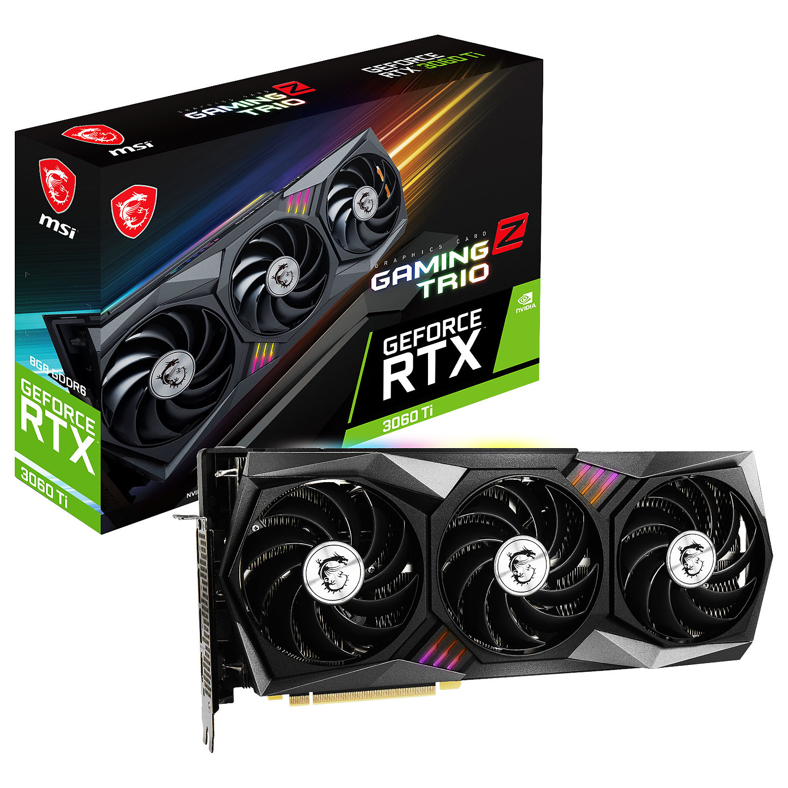 GeForce RTX 3060 Ti GAMING Z TRIO 8G LHR, informatique reunion, informatique ile de la Runion 974