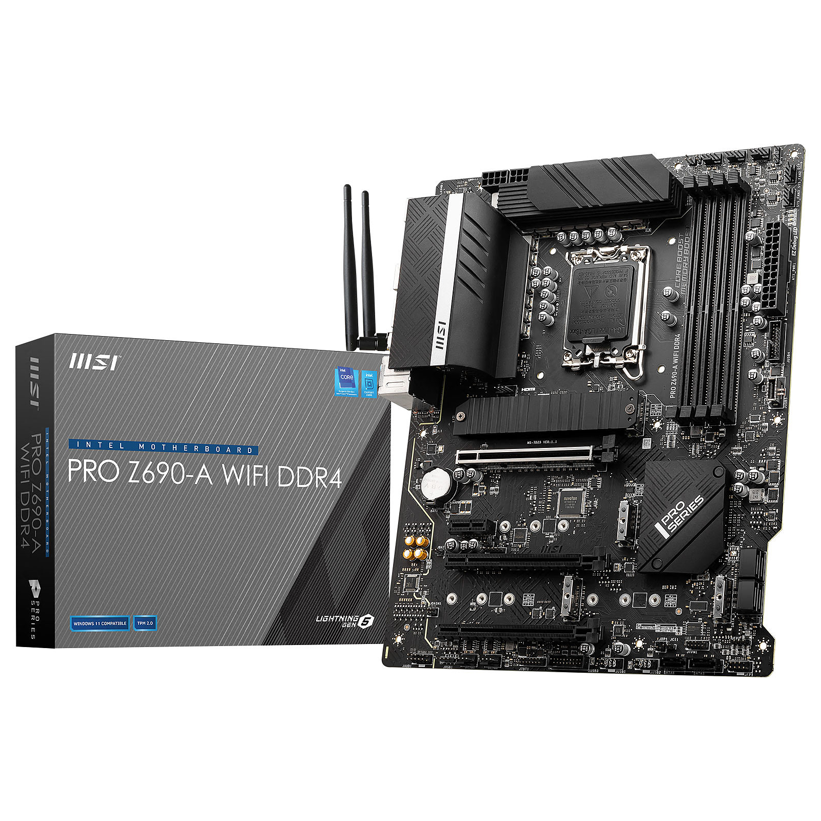 Carte mère MSI PRO Z690-A WIFI Socket 1700 (Intel Z690 Express) ATX, informatique ile de la Réunion 974
