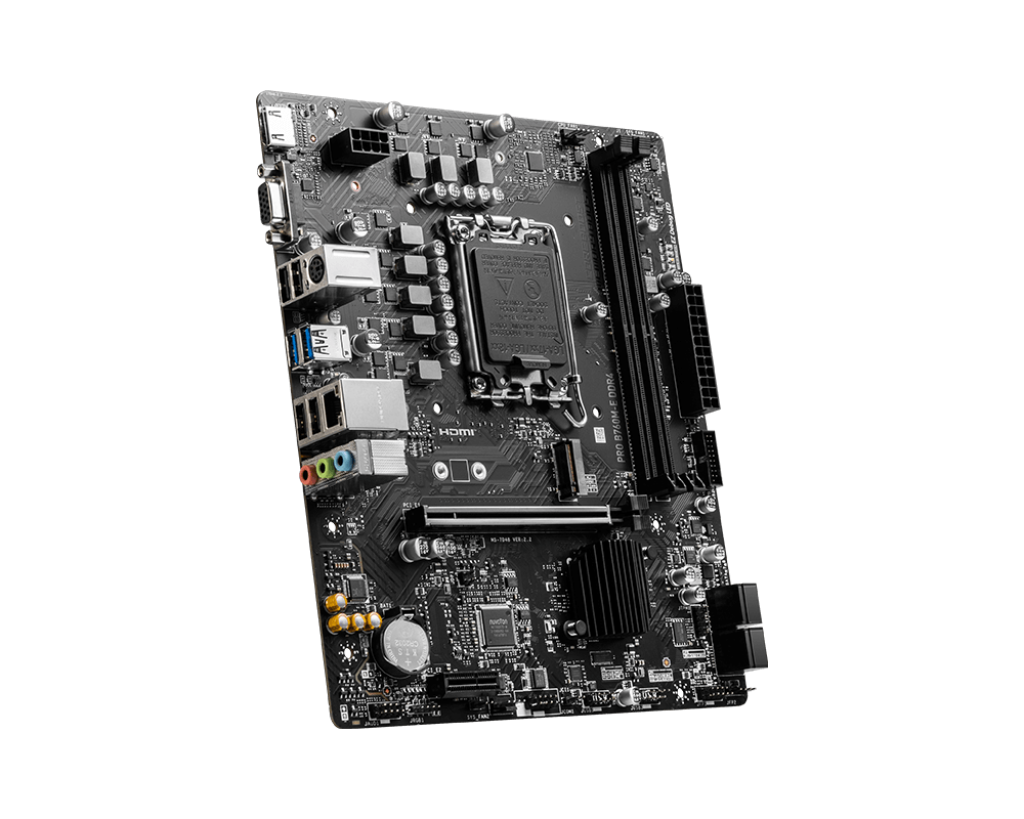 Carte mère MSI PRO B760M-E DDR4 Socket 1700 (Intel B760 Express) mATX, informatique ile de la Réunion 974