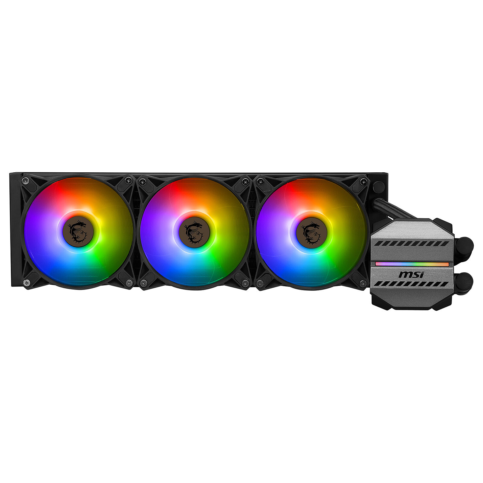 Watercooling MSI MAG CORELIQUID M360 ARGB : Systme de refroidissement liquide pour processeurs sockets Intel LGA 2011/2011-3/2066/1150/1151/1155/1156/1200/1700 et AMD AM5/AM4/TR4, informatique Reunion, 974, Futur Runion