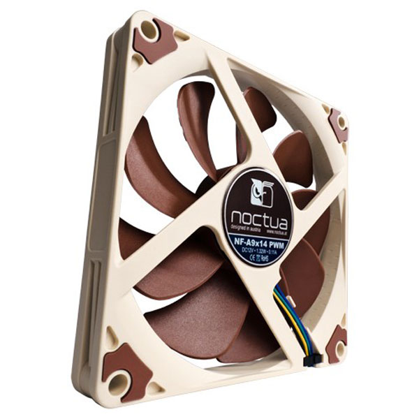 Ventilateur de botier silencieux 92x14mm Noctua NF-A9x14 PWM, informatique ile de la Runion 974