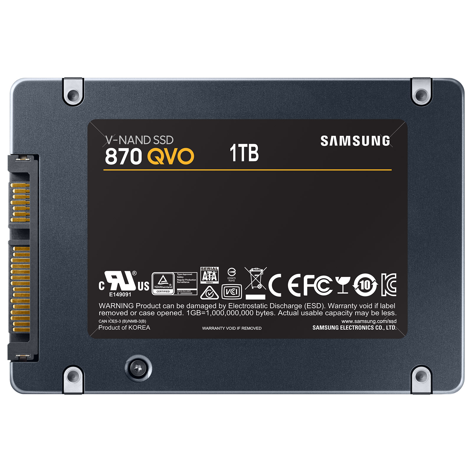 Disque dur SSD Samsung 870 QVO 1 To 2.5 (7mm) Serial ATA 3 (6Gb/s), informatique ile de la Runion 974