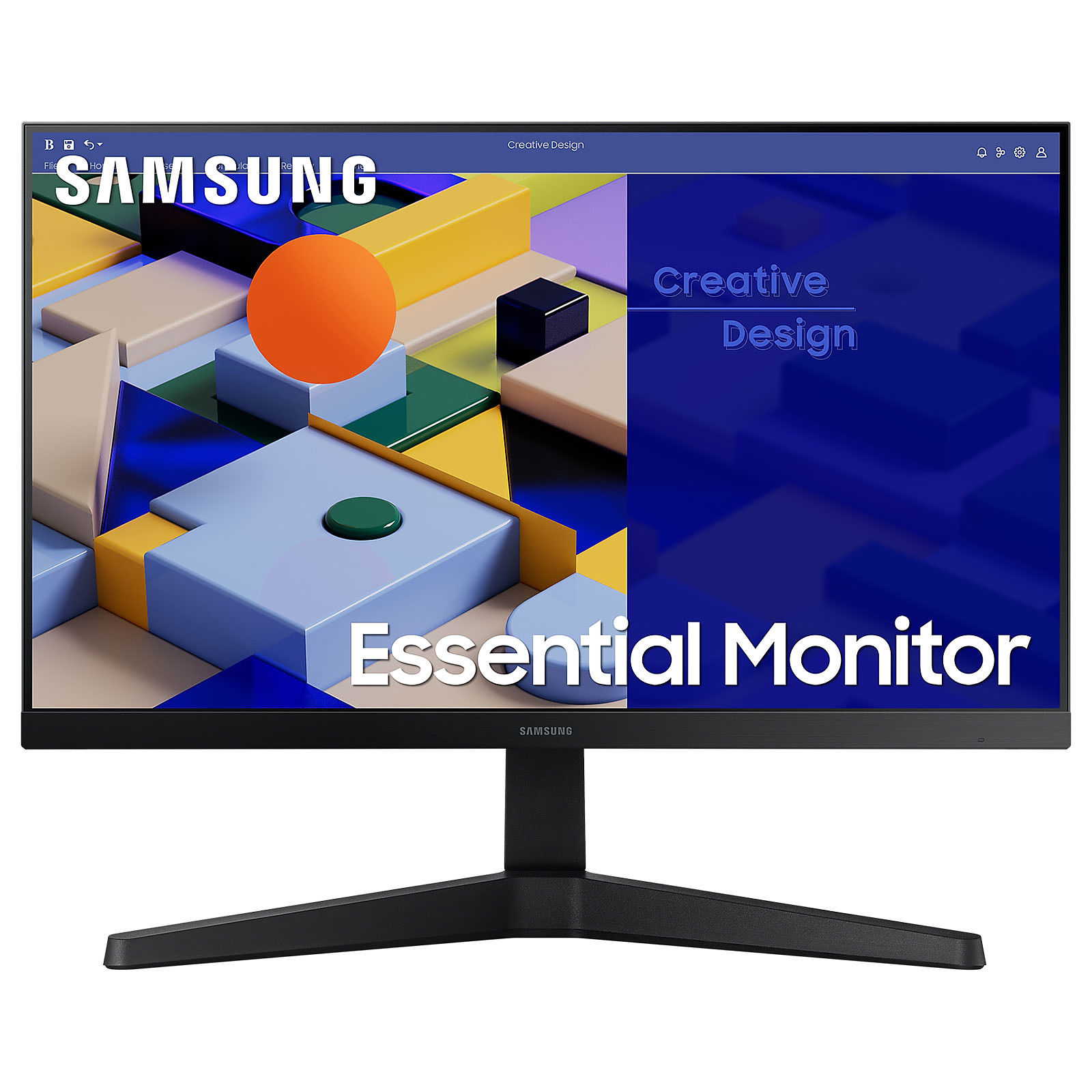 Ecran Moniteur LED 22 pouces IPS Full HD Samsung S31C (5ms) VGA/HDMI VESA 100x100, Informatique Réunion 974