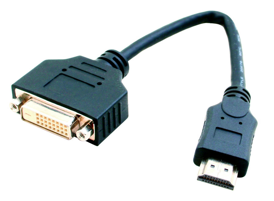 Cble adaptateur Sapphire HDMI mle vers DVI femelle (24+1) , informatique ile de la  reunion 974