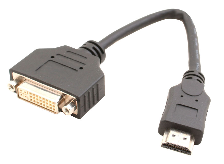 Cble adaptateur Sapphire HDMI mle vers DVI femelle (24+1) , informatique ile de la  reunion 974