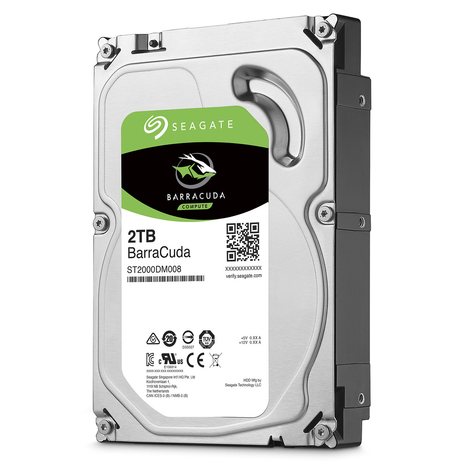 Disque dur Seagate BarraCuda 2 To SATA 3 (SATA 6Gb/s) 256 Mo 7200 trs/mn (bulk), informatique ile de la Runion 974