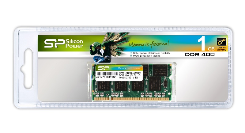 Mmoire So-Dimm Silicon Power DDR1 1Go PC3200 400MHz CL3, informatique Reunion 974, Futur Runion informatique